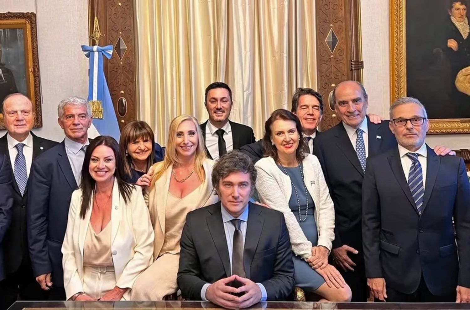 Javier Milei encabezó su primera reunión de Gabinete