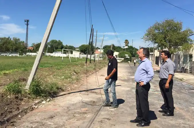 El gobierno provincial brinda ayuda a los clubes afectados por el temporal 