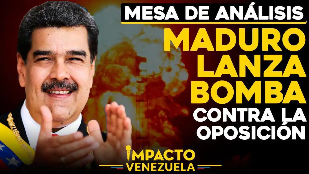 Nicolás Maduro lanza bomba a la oposición venezolana