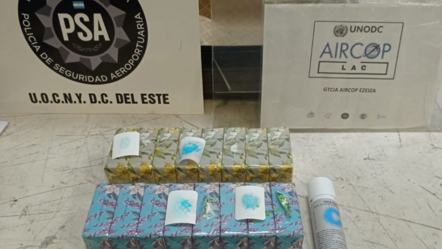 Ezeiza: detuvieron a un estadounidense que llevaba 4 kilos de cocaína oculta en jabones