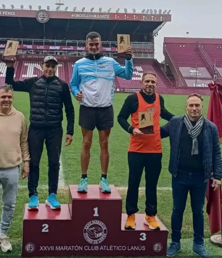 Atletismo: Silvio Espíndola tuvo una excelente actuación en Lanus