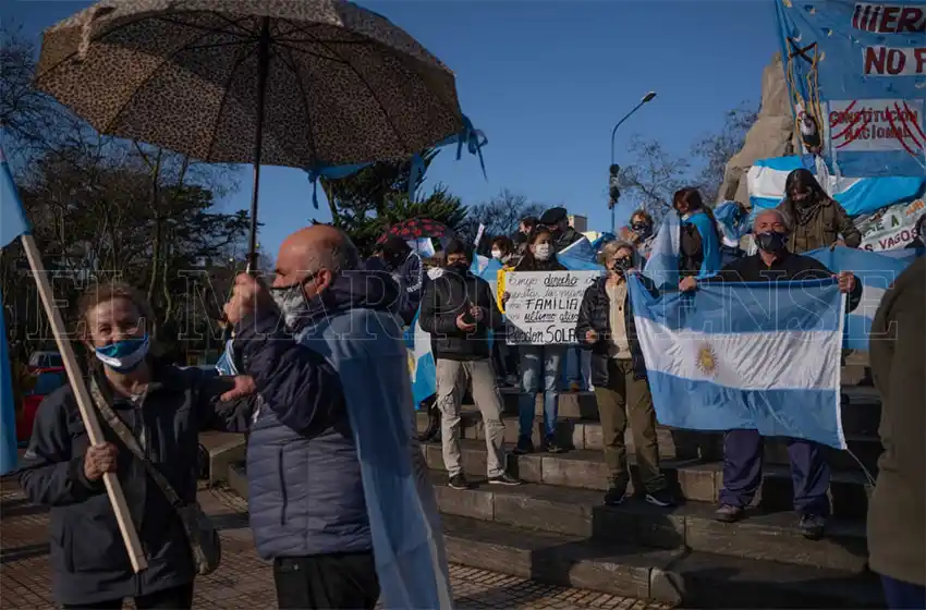Realizaron una protesta en contra de la reforma judicial