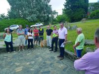Con interés en el saneamiento ambiental, estudian las cloacas en la Fuente de los Vascos