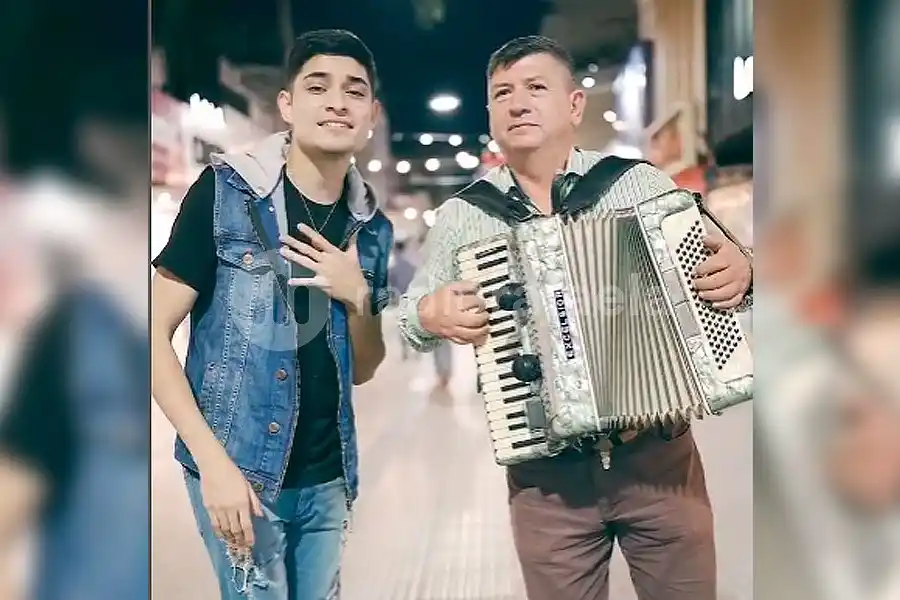 Agustín junto a Paco.