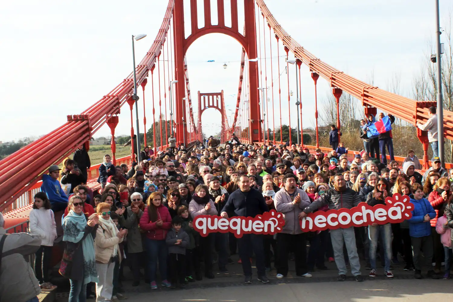 En el 90º aniversario. Se recreó la foto de la inauguración