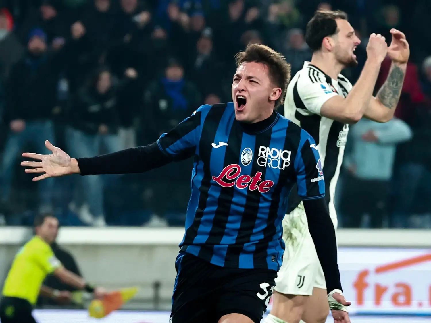 Retegui puso el 1-1 para Atalanta.