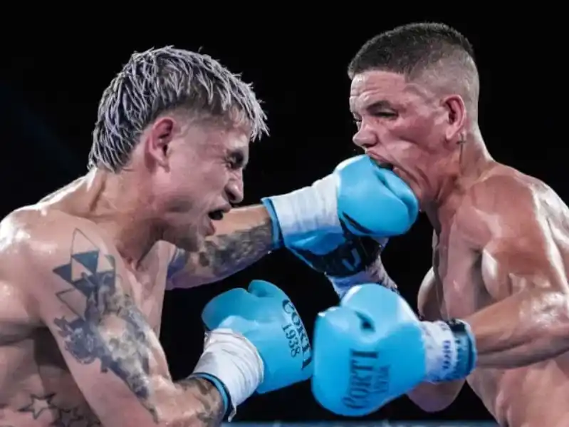 Laureano Ubiedo cayó ante Maximiliano Veron. Estaba en juego el título Fedelatin. Foto: TyC Sports.