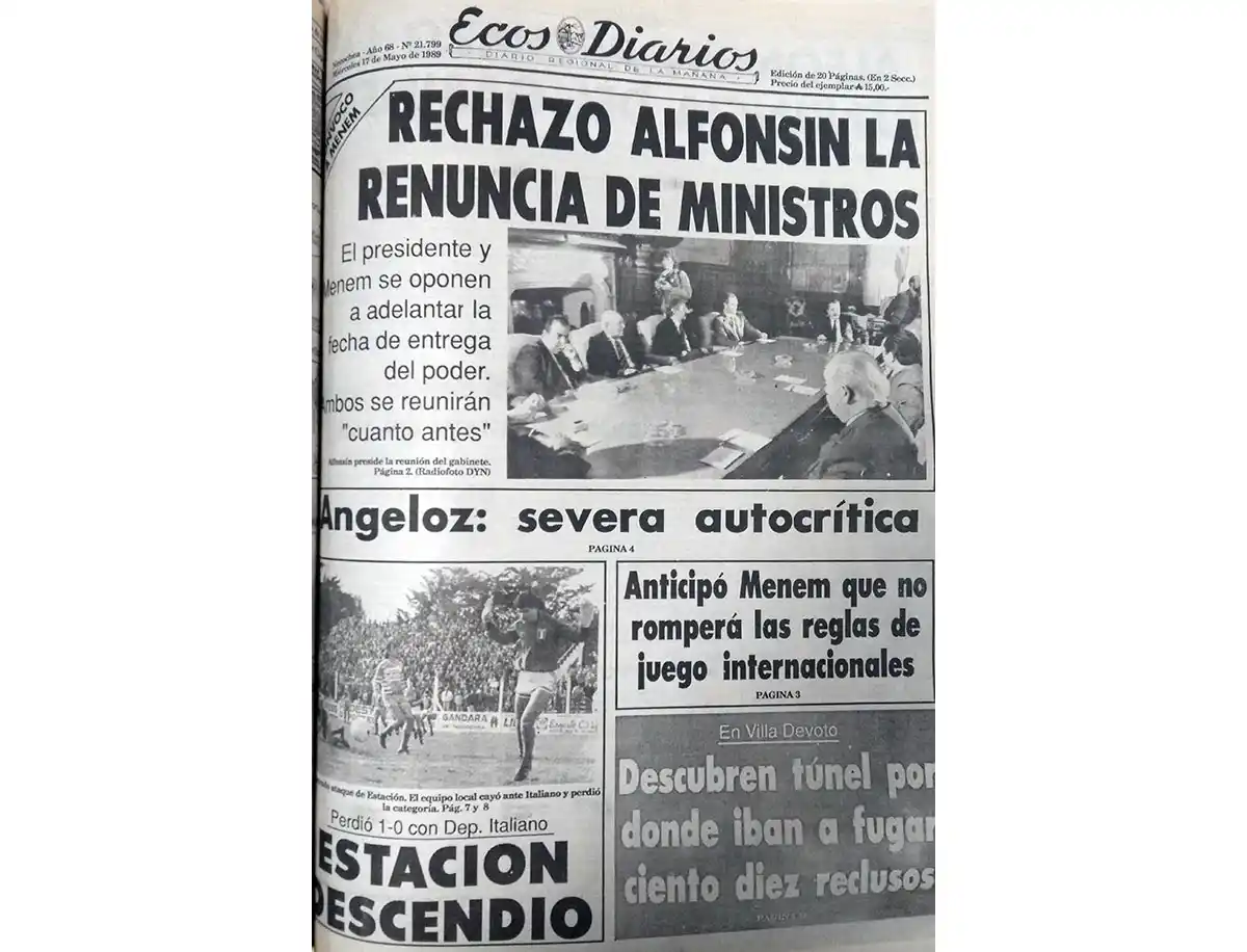 Miércoles 17 de mayo de 1989