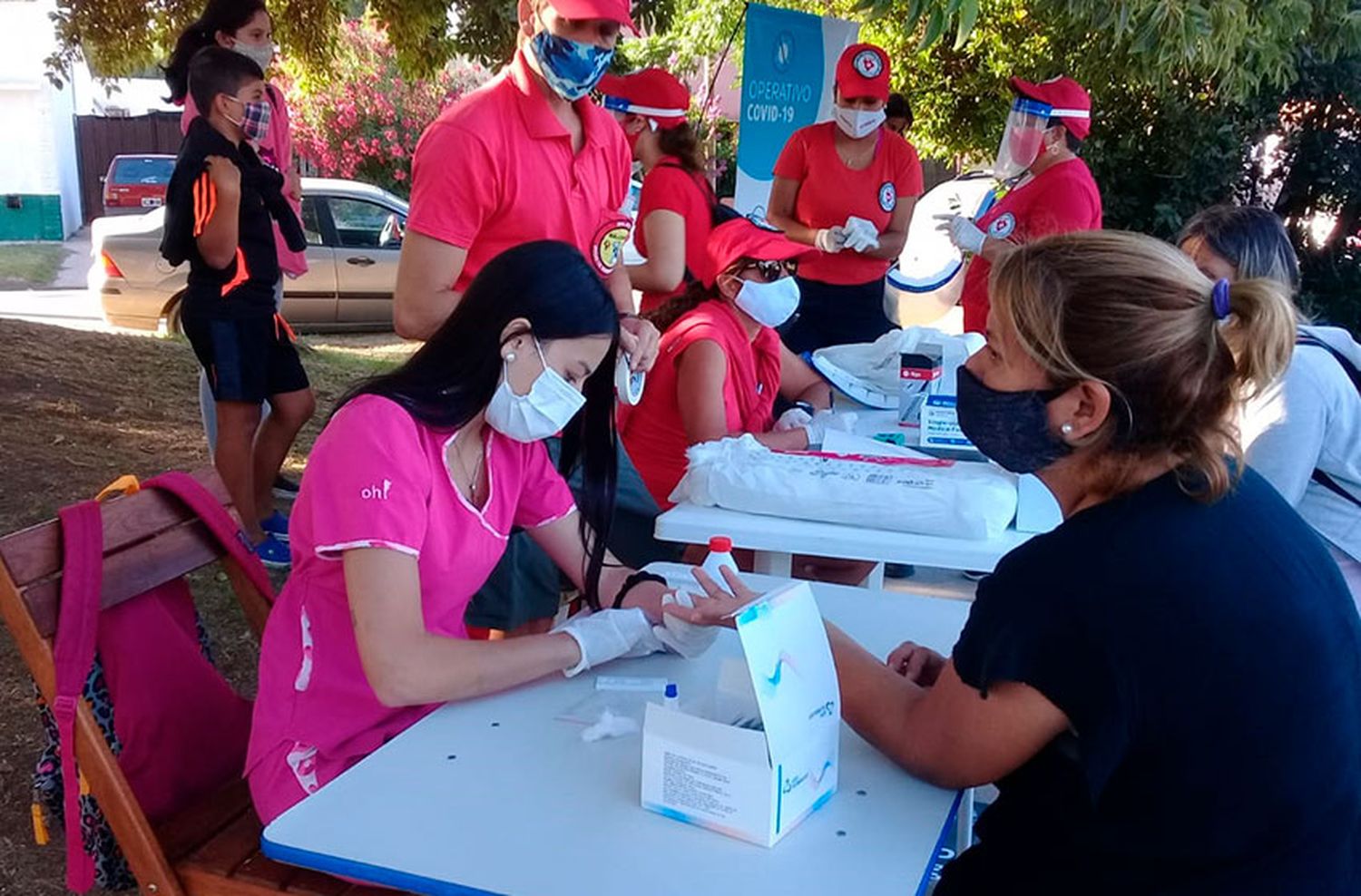 Balcarce puso en marcha el "Operativo Covid" en la Plaza San Martín