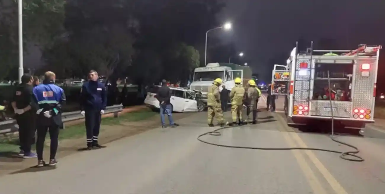 El fatal siniestro ocurrió sobre ruta 11. Fotos: Gentileza