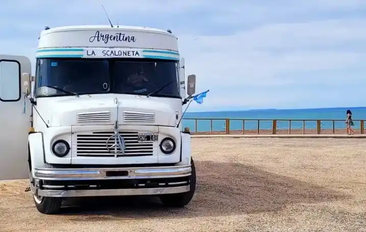 La Scaloneta, el motorhome multado en Córdoba. (Instagram)
