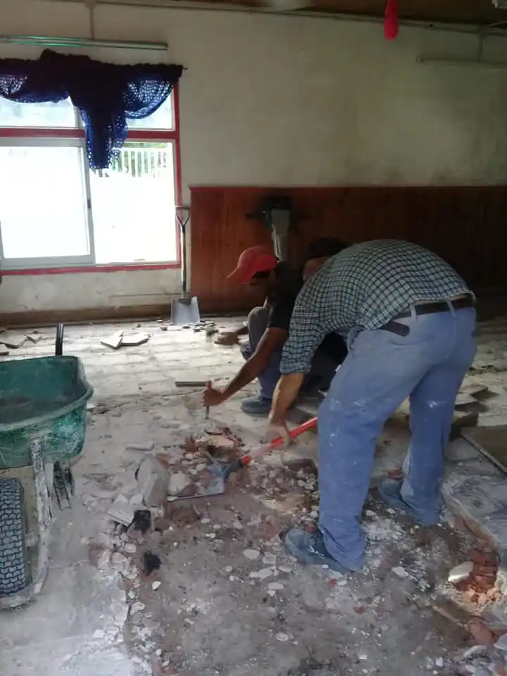 Galarza: se inició la obra en la Escuela No. 42