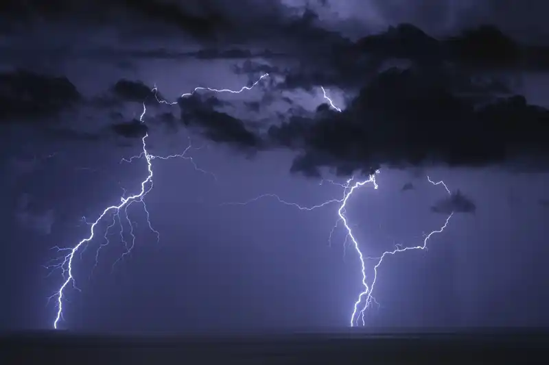 Fuerte tormenta eléctrica dejó ramas caídas y zonas de la ciudad sin luz