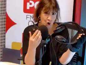 "La Negra" Vernaci y su enojo por las fallas técnicas en la radio