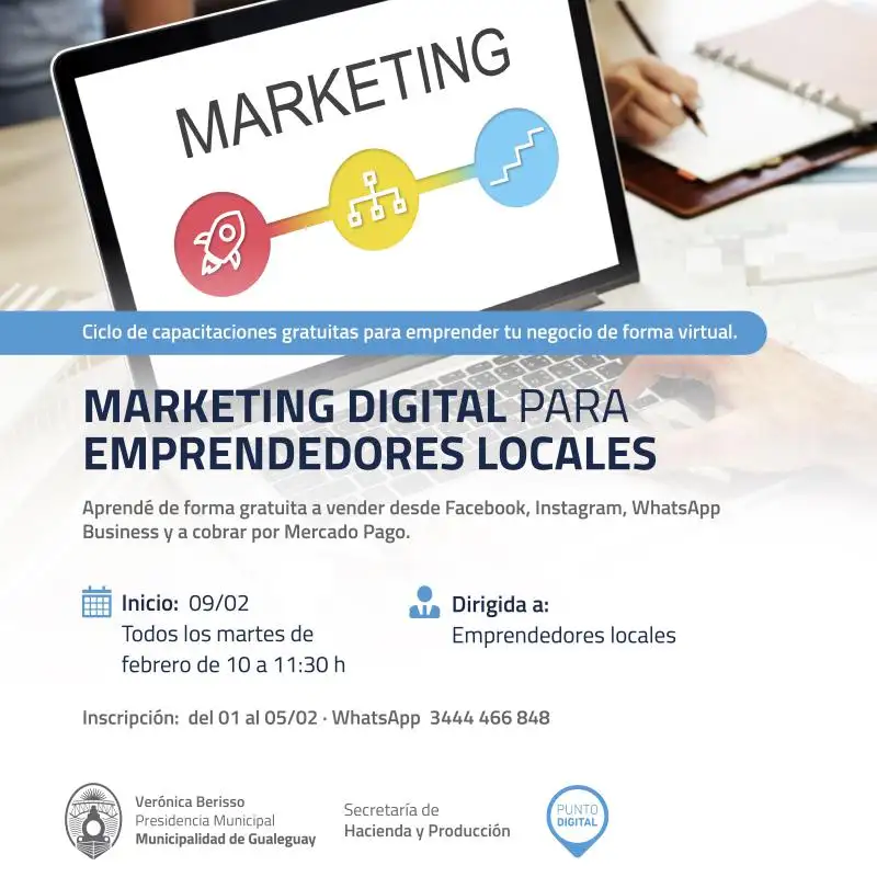 Capacitaciones gratuitas para emprender un negocio virtual
