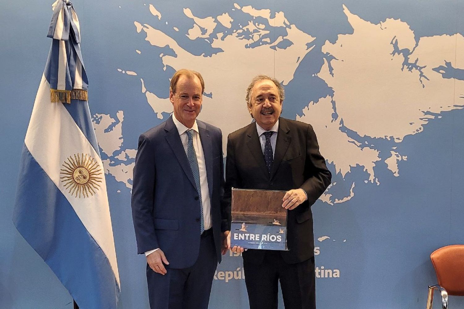 Bordet se reunió con Alfonsín para potenciar comercialización del citrus entrerriano