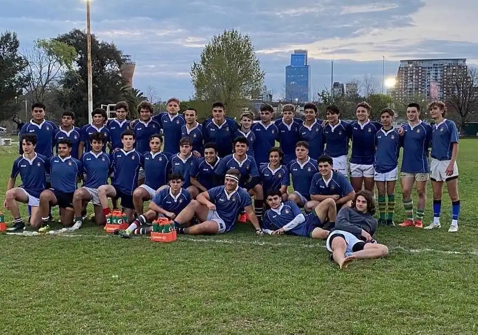 Rugby: Franco Taurizano en el selectivo M16 de la URBA
