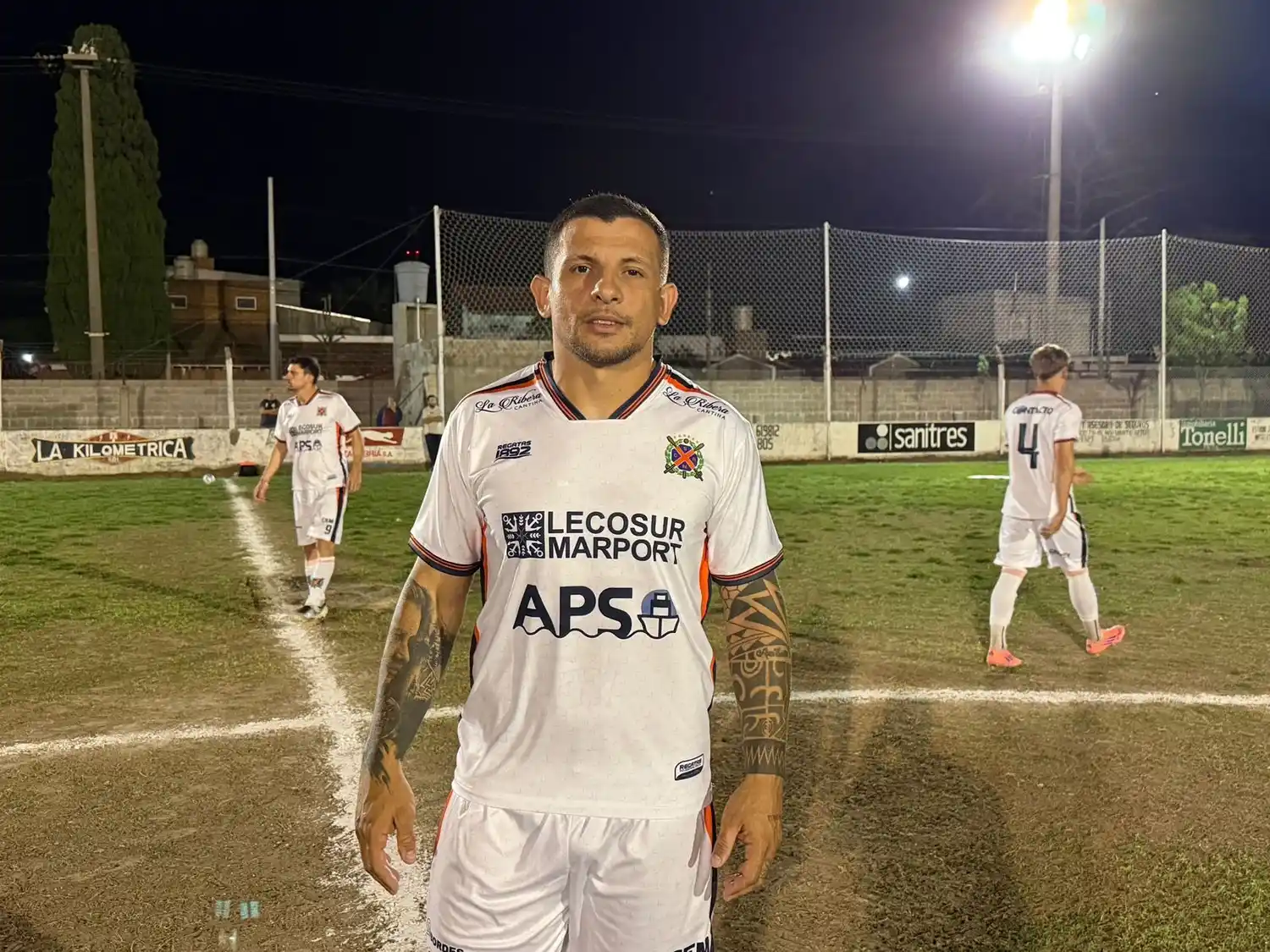 Emiliano Vecchio jugó contra Paraná por el Torneo Regional Federal Amateur.