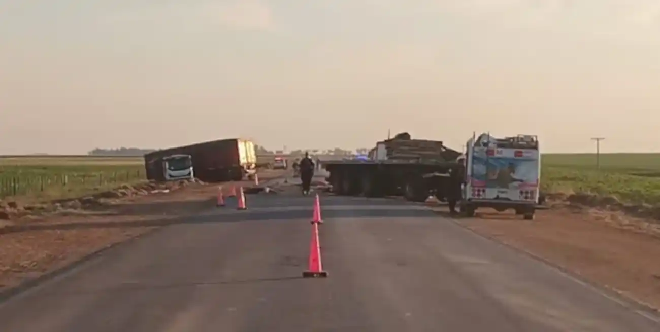 El trágico accidente ocurrió este lunes por la tarde a la altura del kilómetro 128.