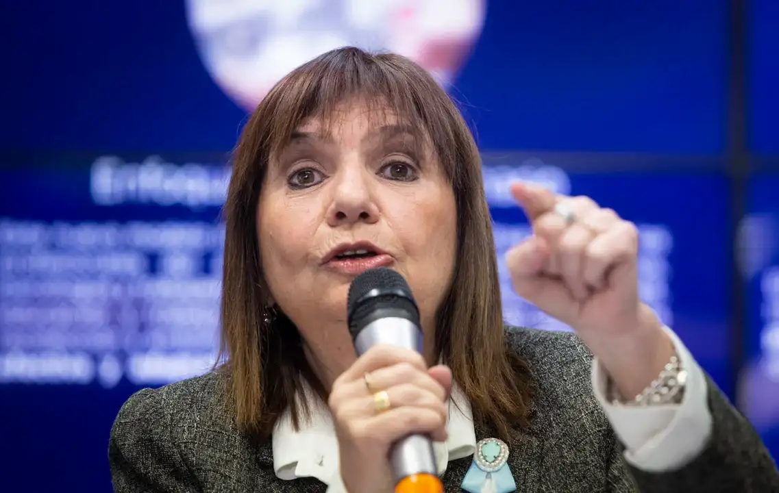 Patricia Bullrich, ministra de Seguridad Nacional y senadora electa por le Capital Federal