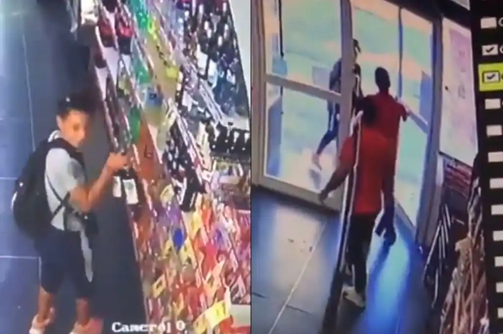 Agredió a los empleados de un supermercado