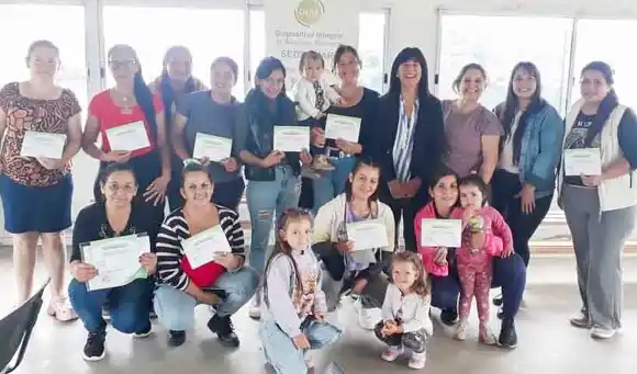 Mujeres emprendedoras finalizaron una capacitación sobre el fortalecimiento de proyectos productivos