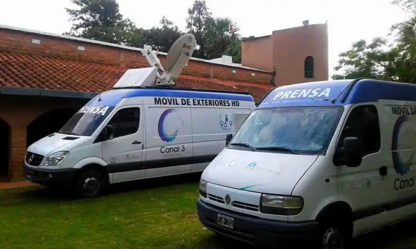 El móvil satelital de Canal 3 realizó sus primeras 200 transmisiones