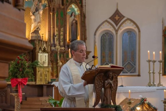 El pedido por Agustín en la misa