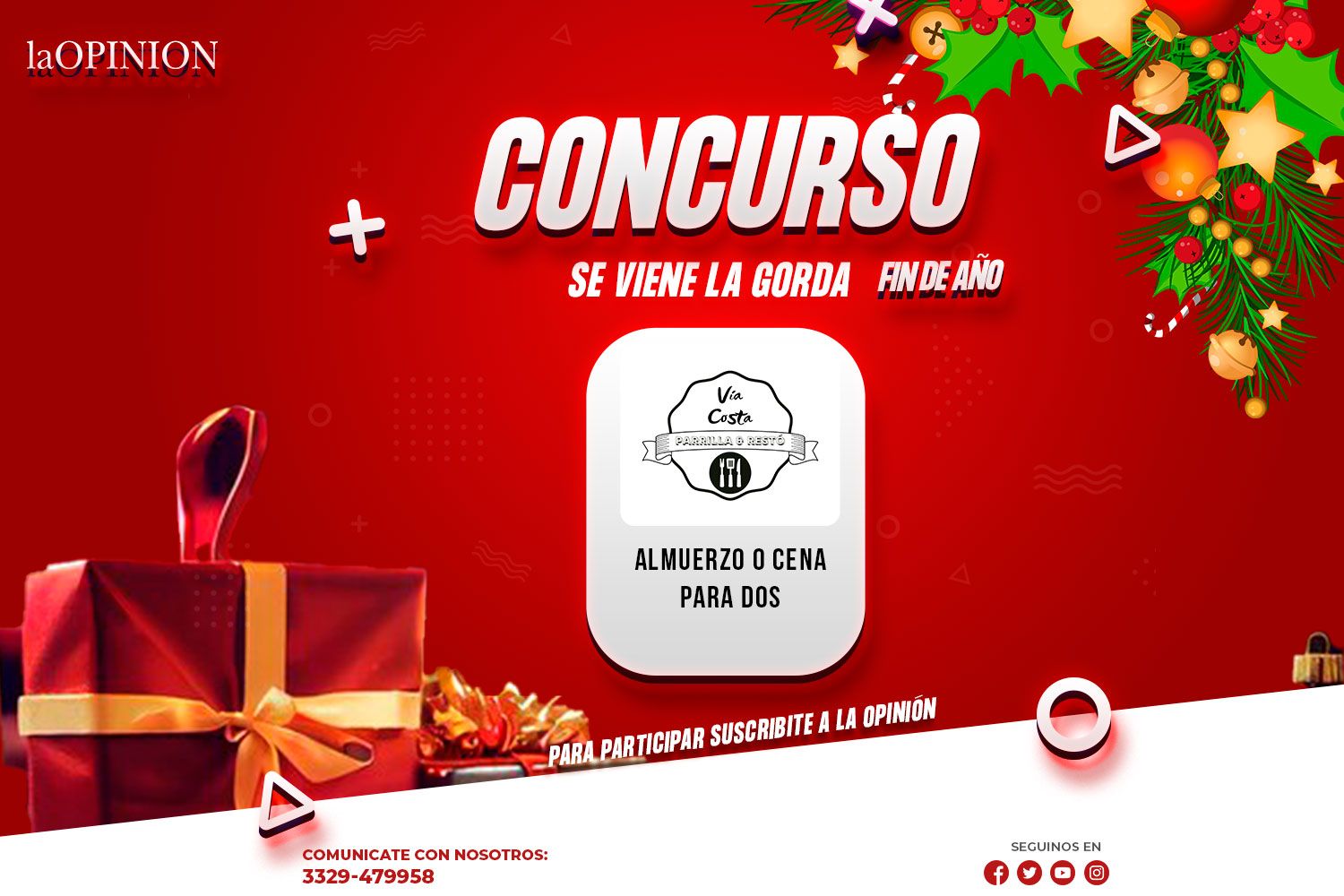 Si te llevás esta gorda a tu casa, vas a almorzar o cenar en Vía Costa.