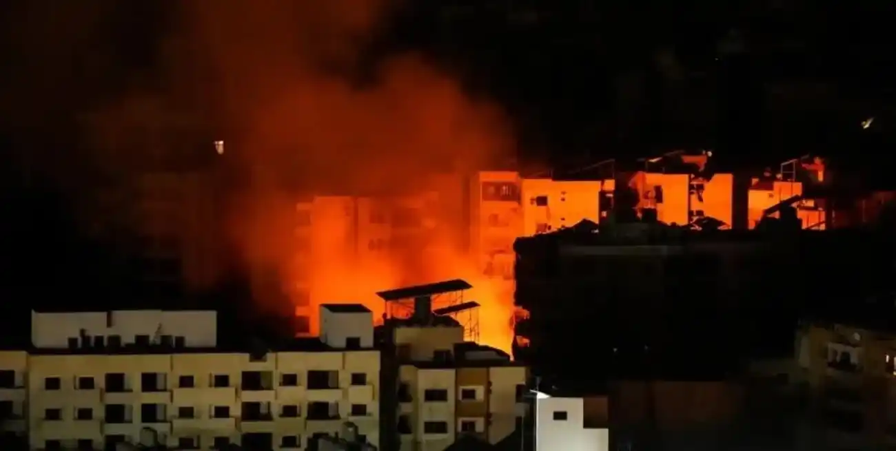 Ataques aéreos nocturnos del Ejército de Israel hacen blanco en la capital libanesa, Beirut. DW