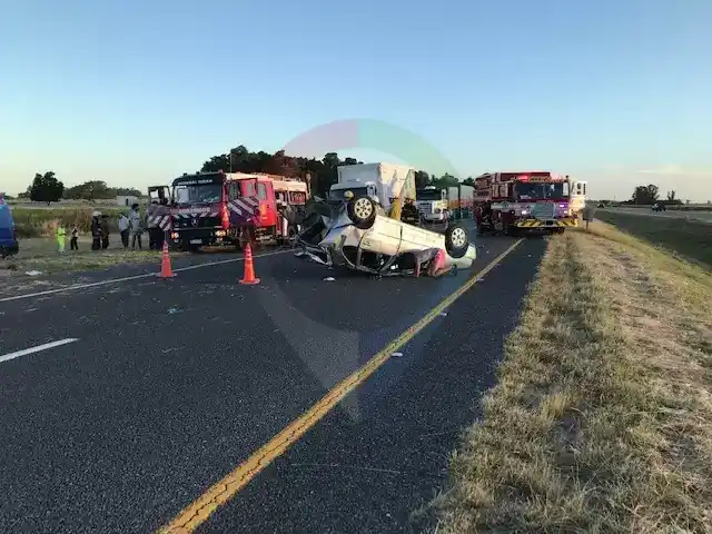 El accidente ocurrió el 25 de enero a la altura del kilómetro 335 de la Ruta 2.