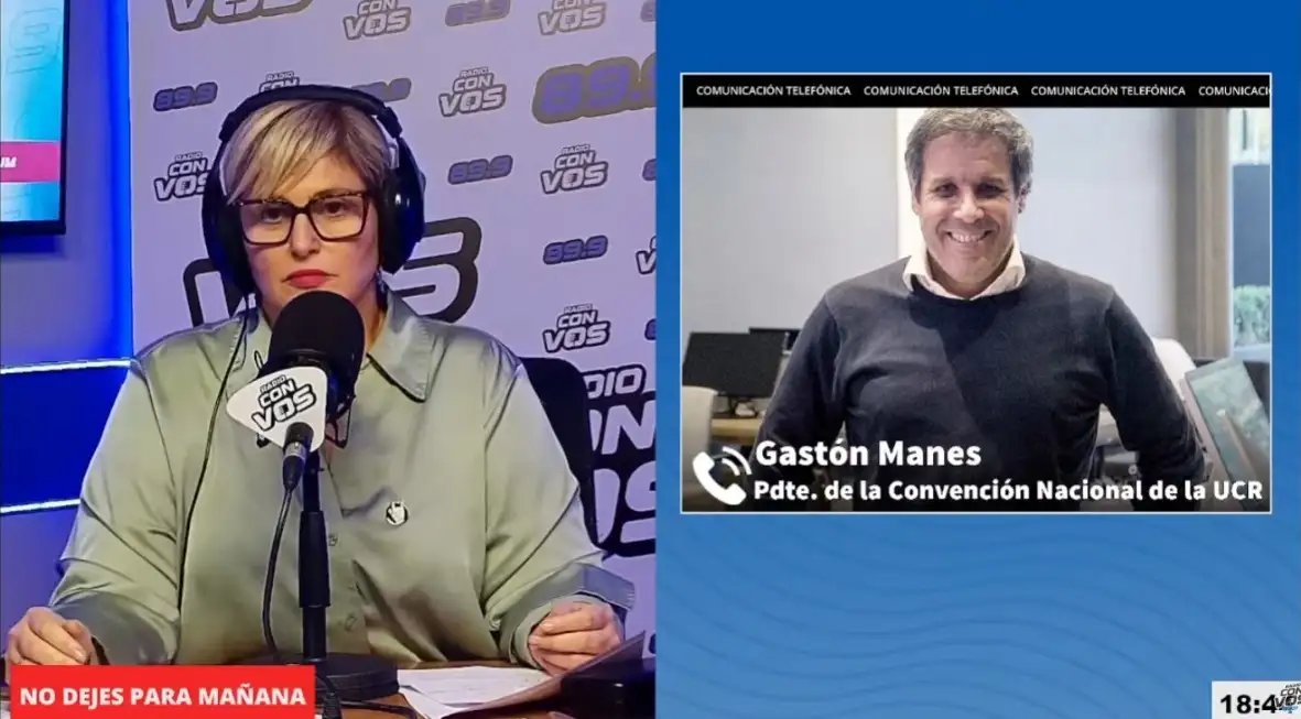 Gastón Manes en diálogo con Romina Manguel en Radio con Vos.