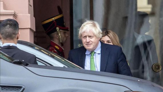 Milei recibió a Boris Johnson en la Casa Rosada