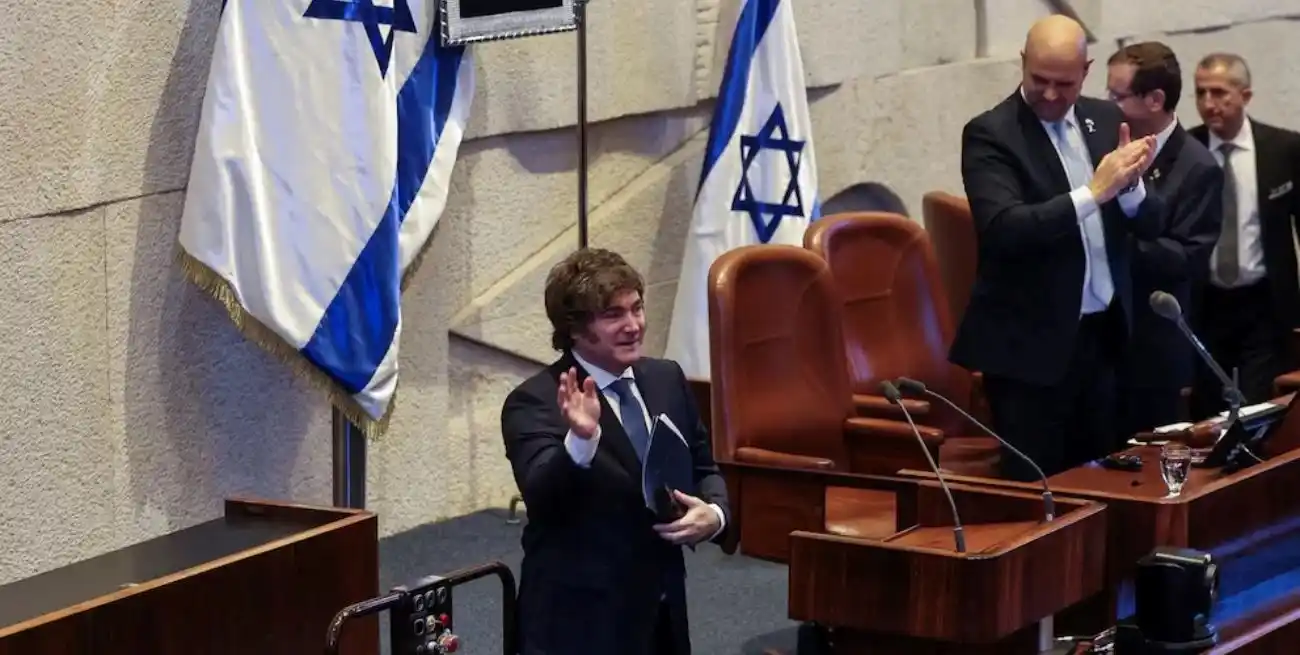 Milei ratificó en Israel que mudará la embajada argentina a Jerusalén en 2026.