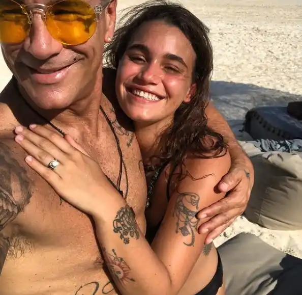Fernando Carrillo y María Gabriela cuando celebraron su 11 aniversario. Foto: Instagram