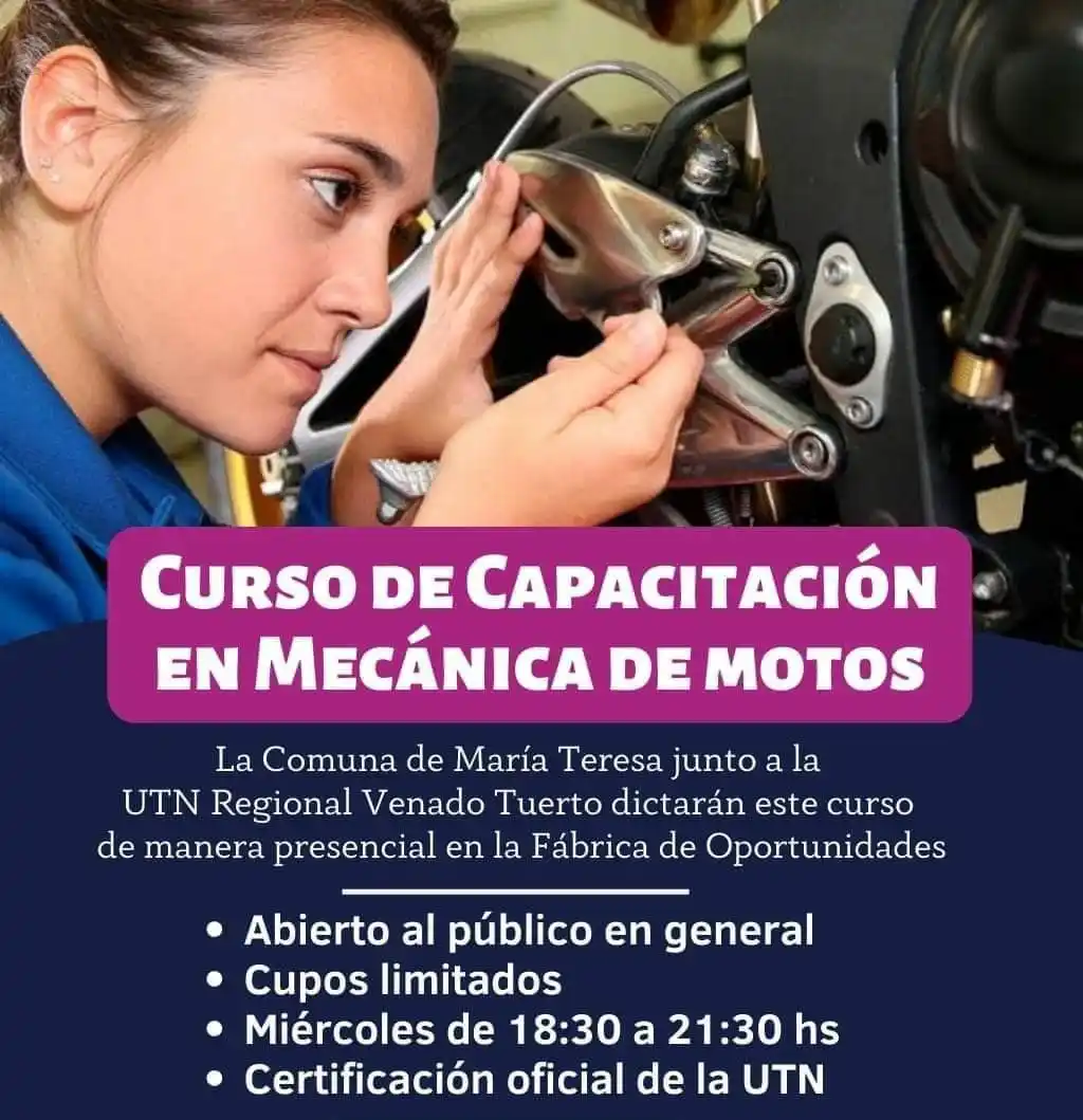 María Teresa: nuevo curso con rápida salida laboral