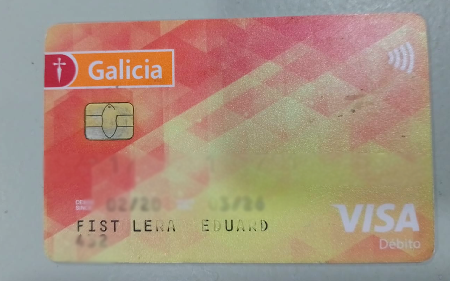 Encontraron la tarjeta de Eduardo Fistolera