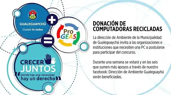 Cuatro instituciones recibirán las computadoras recicladas