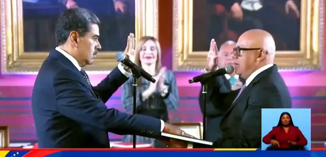 Nicolás Maduro juró y asumió su tercer mandato presidencial en Venezuela