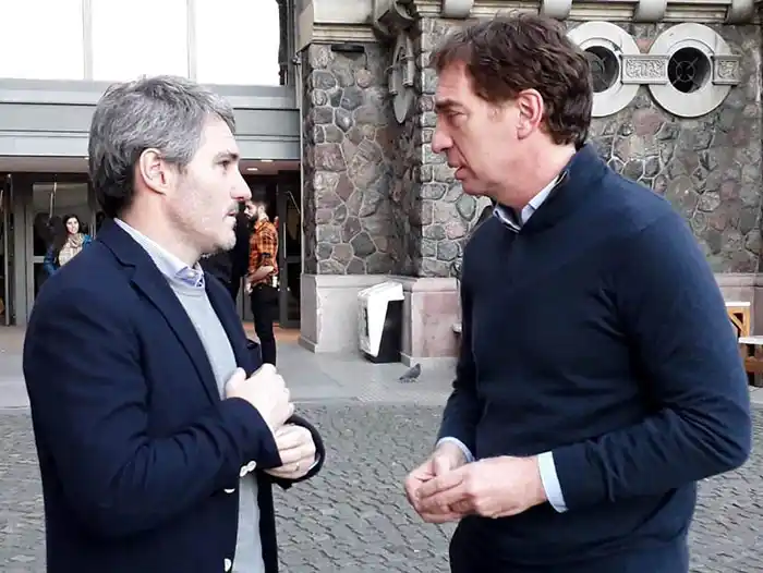 Gonzalo Diez mantuvo una reunión con Diego Santilli