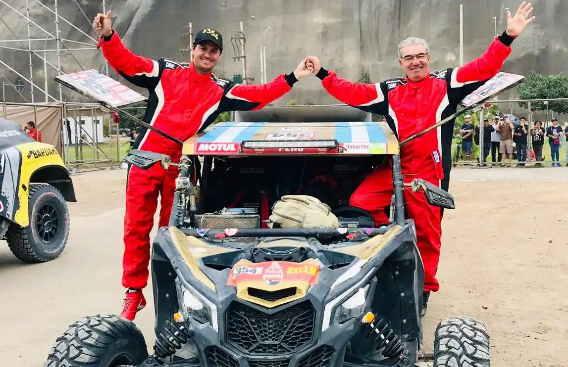 Omar Gándara finalizó el Dakar