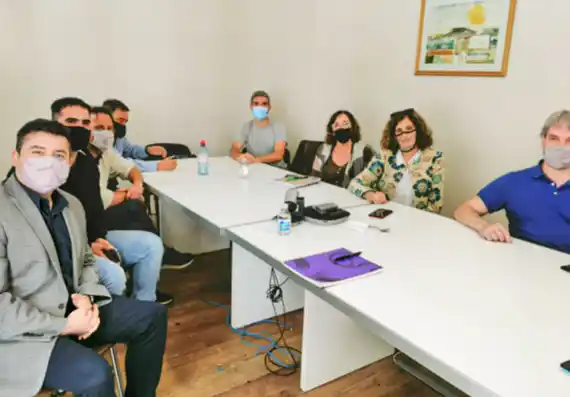 Mirmidones y Unicen proyectan acciones conjuntas en el penal de Barker