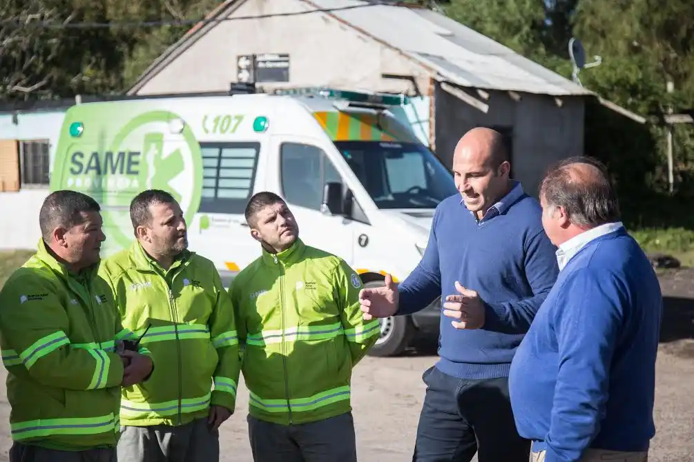 Molina: "Hemos cumplido poniendo en funcionamiento el SAME en Quilmes"