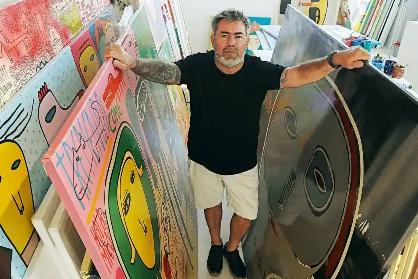 Milo Lockett: «Un día encontré más de 15 obras sin terminar, hice una montaña y las prendí fuego»