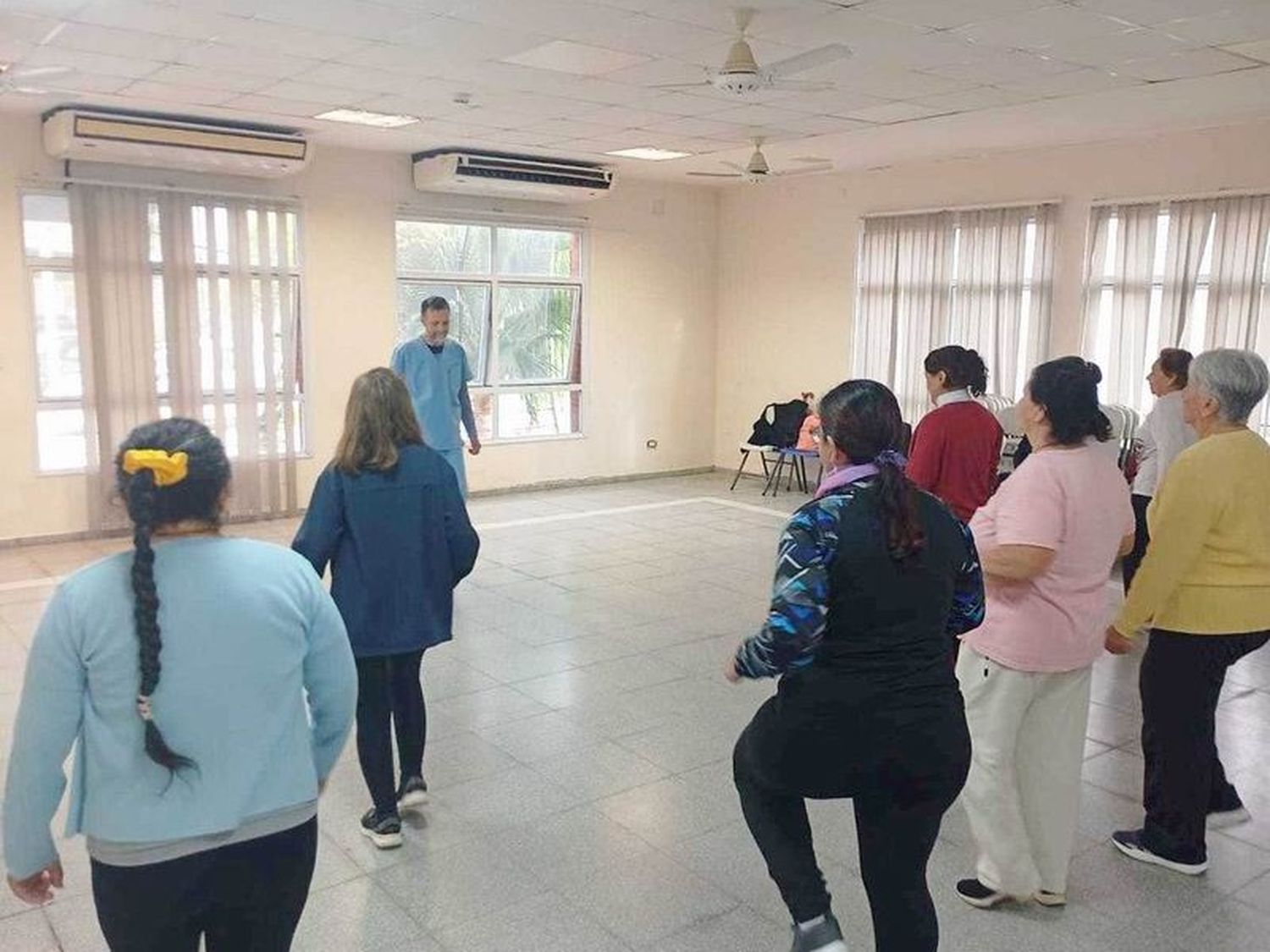 El Hospital Distrital N.o 8 reanudó el Club de Columna