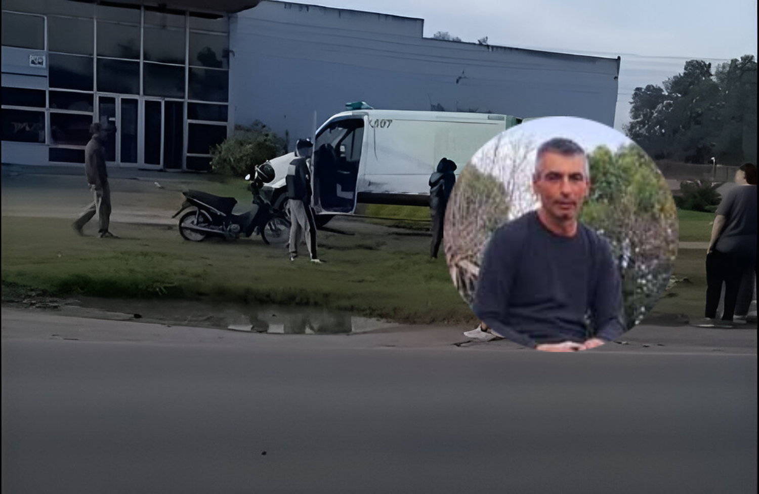 Roberto Schvindt sufrió fractura expuesta de fémur.