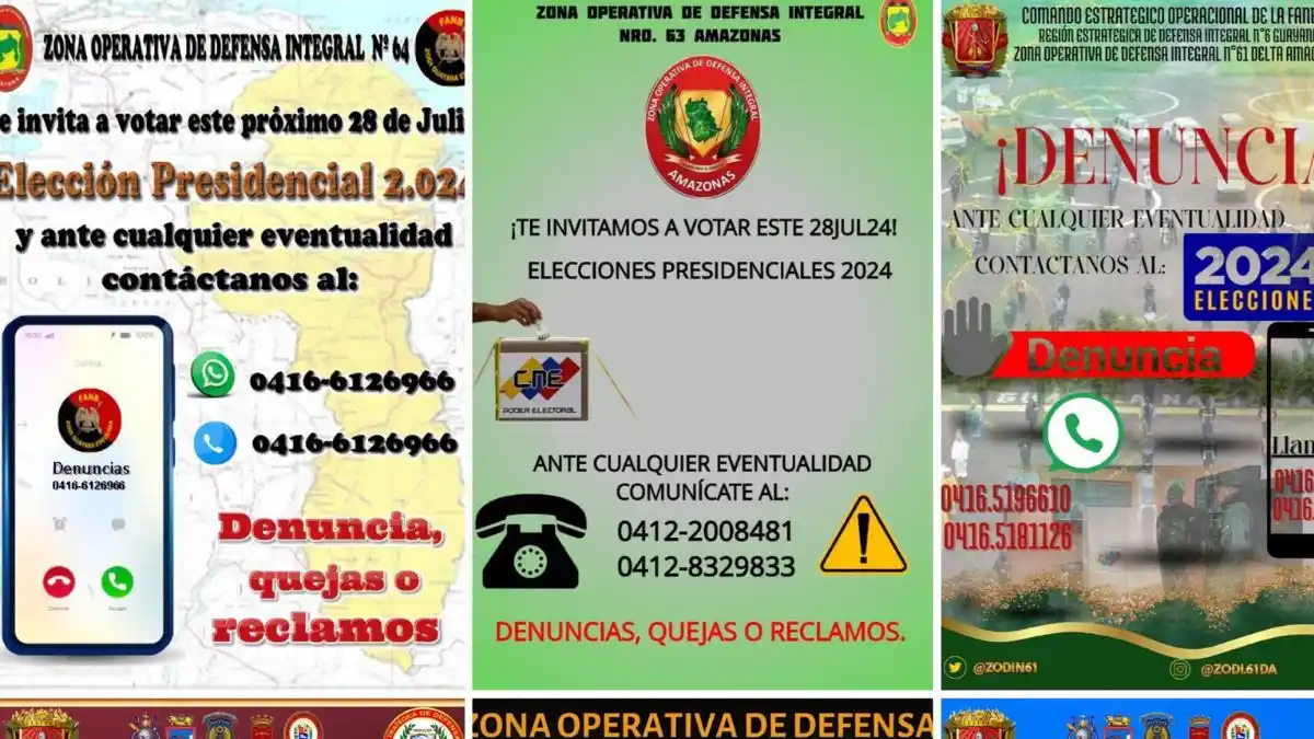 FANB activa números telefónicos de emergencia para recibir denuncias