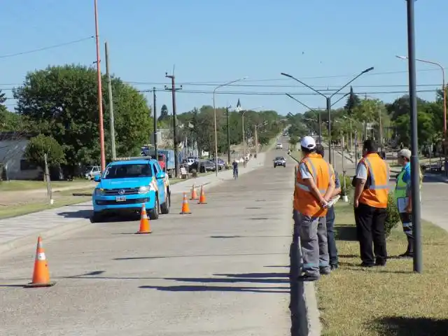 Larroque: Se realizó un operativo de tránsito en conjunto con seguridad vial de nación
