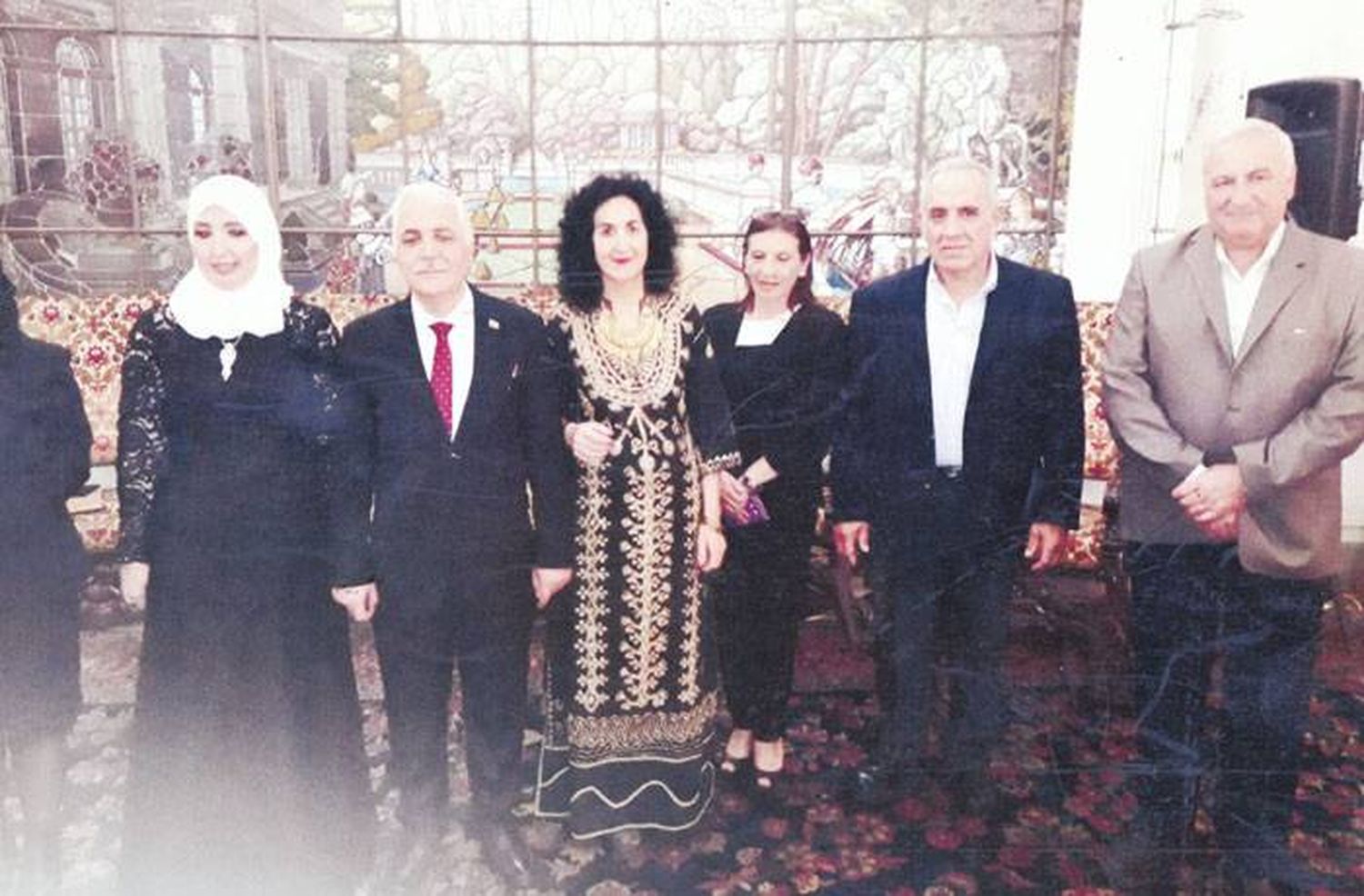 Celebración de un aniversario de la República Árabe Siria