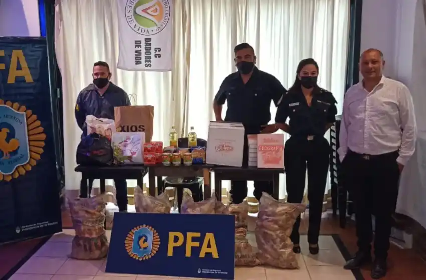 La Policía Federal de Mar del Plata, con los más necesitados